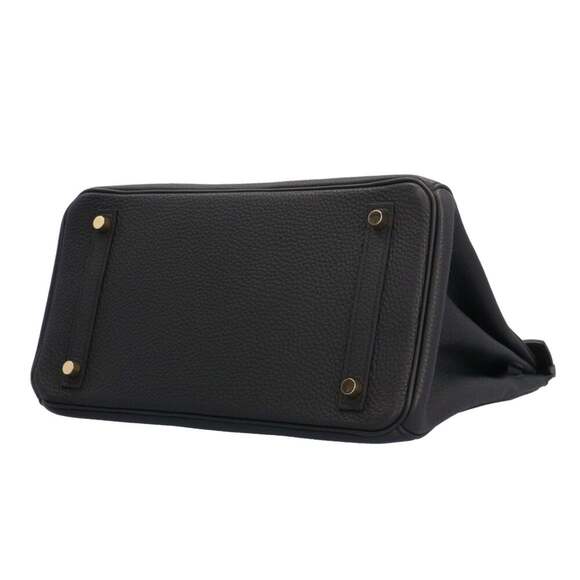 Hermes Pre-owned Hermès Birkin 30 handbag, Togo black, women's. - Picture 7 of 10